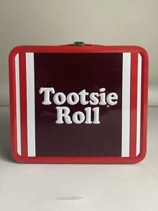 2010 Tootsie Roll Tin Lunchbox Loungefly Metal Lunch Box Pail H05 - Picture 1 of 5