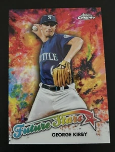 2023 Topps Chrome Future Stars George Kirby #FS-5 Mariners - Picture 1 of 2