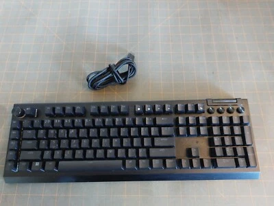 Razer BlackWidow V4 Pro Wired Green Clicky Switch Mechanical Full Size Keyboard - Image 1 of 4