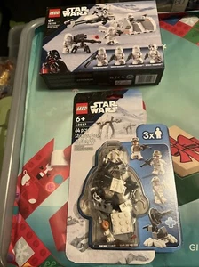 NEW - Lego Star Wars - Snowtrooper Battle Pack (75320) & Defence Of Hoth (40557) - Picture 1 of 6