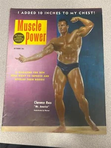 MUSCLE POWER bodybuilding fitness magazine CLARENCE ROSS 10-52 - Picture 1 of 3