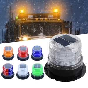 LED Blitzlicht Blinkleuchte Warnlicht Magnet Rundumleuchte Traktor Auto LKW - Picture 1 of 19