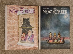 1968 New Yorker Magazine Lot Complete Full Issues December 14 & 21 No Label - Picture 1 of 6