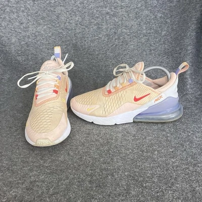 Nike Air Max 270 Mujer’s 9 Coral y Blanco AIR POCKET EMISIONES CW5589-600 Foto 1 de 4
