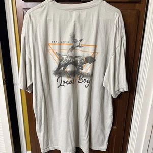 T-shirt cane mimetica anatra ragazzo locale Outfitters XL unisex grigia - Foto 1 di 3