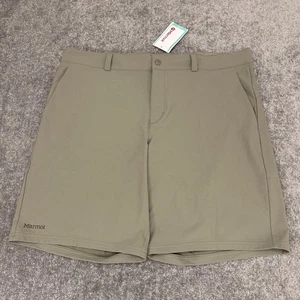 Marmot Scree Short Mens 40 Vetiver Green Stretch Nylon Hiking Outdoor Zip Pocket - Picture 1 of 11