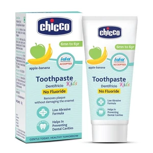 Pasta de dientes Chicco para niños sabor manzana-plátano, 50 g - Imagen 1 de 7