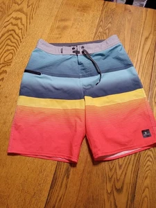 RIP CURL Shorts Mens 28 Preowned Summer Spring Used SWIM ? Pool Beach Multicolor - Picture 1 of 9