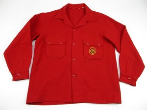 Hombres 44 Boy Scouts of America Lana Camisa Chaqueta - Imagen 1 de 12