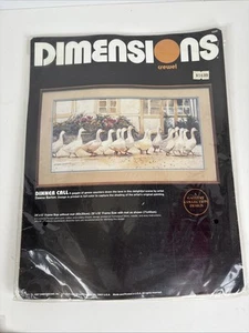 Dimensions Crewel Kit "Dinner Call" Complete Unopened - Picture 1 of 10