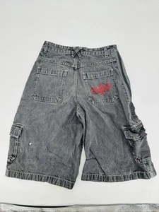 Vintage 2000s Y2K Phys.Sci Cargo Baggy Shorts Hiking Grunge Boys 16 - 28x12 - Picture 1 of 6