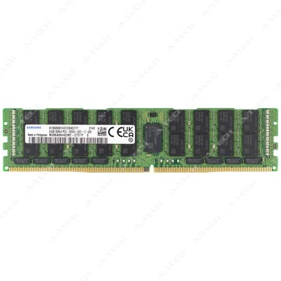 Samsung 64GB DDR4-2666 PC4-21300 ECC LRDIMM Server Memory RAM (M386A8K40CM2-CTD) - Image 1 of 2