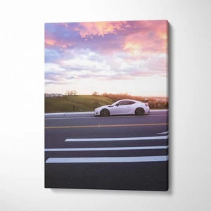 Toyota FRS High Resolution Museum Quality Vertical Car Canvas Print #001 - Picture 1 of 14
