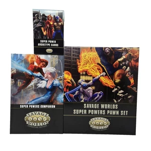 Savage Worlds RPG Super Powers Companion +Archetype Cards +Pawns SWADE - Picture 1 of 23