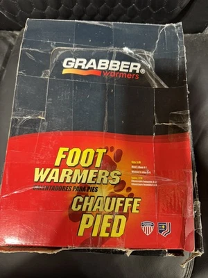 Calentadores de pies con plantilla Grabber 30 pares talla S/M para hombre 4-7 para mujer 5-8 Foto 1 de 2