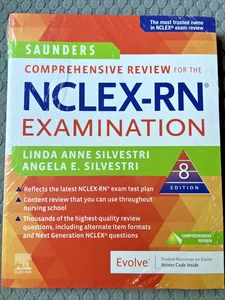 NEW-Saunders Comprehensive Review for the NCLEX-RN Exam 8th Ed SEALED Y - Picture 1 of 2
