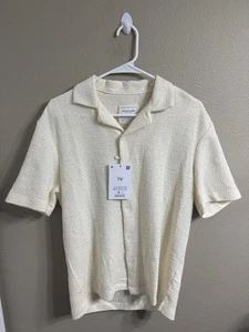 Herren Denim und Blumen Polo Creme Größe Medium Neu mit Etikett UVP $ 54 - Bild 1 von 4