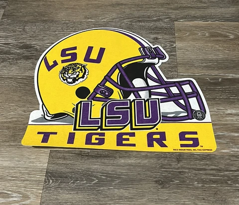 LSU Tigers football pennant ncaa rare vintage Cover