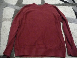 GAP Mens Sweater Maroon Long Sleeve Free Shipping X-Large - Picture 1 of 1