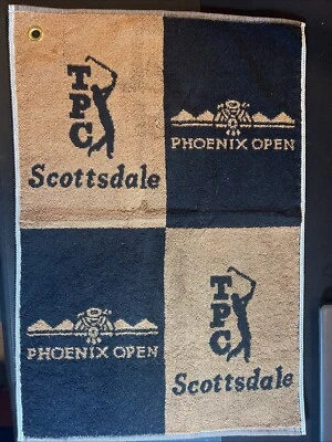 Toalla de golf TPC Scottsdale primer año extremadamente rara Foto 1 de 3