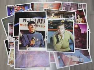 Set of 20 Star Trek: The Original Series 8"x10" Lightweight LITHOGRAPHS 1970's! - Picture 1 of 7