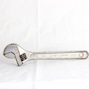Vintage Craftsman 12" Adjustable Wrench Forged In USA - Picture 1 of 6