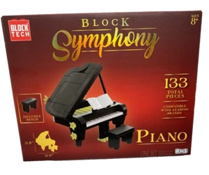 Bloque SYMPHONY PIANO Juego de bloques de construcción 133 piezas Block Tech regalo coleccionable - Imagen 1 de 2