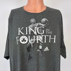 Adidas Isaiah Thomas T Shirt Mens Size 2XL Boston Celtics King In The Fourth NBA - Picture 1 of 5