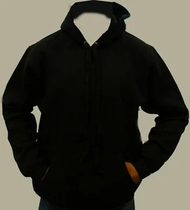 Personalisiertes Blend KapuzensweatShirt Hoodie Sweat Pullover Top Qualität Schwarz - Bild 1 von 3
