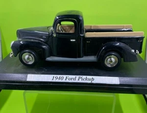 1940 FORD PICKUP TRUCK BLACK DIECAST MODEL CAR - Bild 1 von 6