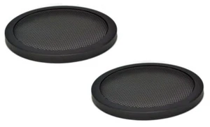 1 Pair 10" INCH CAR SPEAKER WOOFER STEEL MESH GRILLS WITH SPEED CLIPS AND SCREWS - Picture 1 of 5