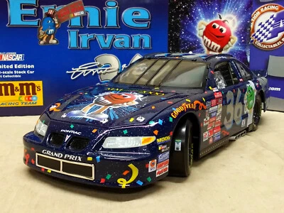 Vintage NASCAR #36 Ernie Irvan M&M Millennium 1999 Grand Prix Farewell Car 1:18 - Image 1 of 4