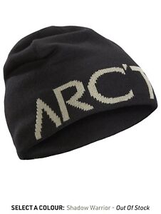 Arcteryx Word Head Black Toque Beanie RARE Brand new, SEALED Hat Arc'teryx