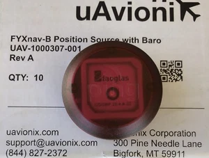 Fuente de posición uAvionix FYXnav-B con Baro Ping UAV-1000307-001 GPS-SBAS NUEVO - Imagen 1 de 4