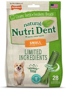 Nylabone Natural Nutri Dent Fresh Breath Limited Ingredients Small Dental Dog