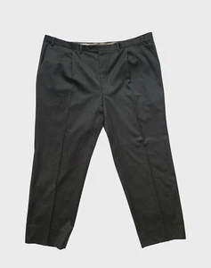 Canali Trousers Mens 100%Wool Pants 62R Straight Smart Formal Pleated Office - Picture 1 of 12