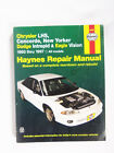 Haynes Repair Manual Chrysler LHS Concorde New Yorker Dodge Intrepid Eagle 93/97