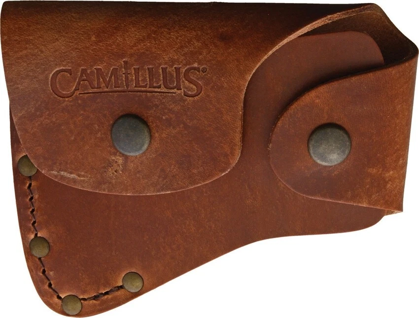Camillus Teca Hatchet Sheath Vegetable Tanned Leather Constructions Belt - 19373