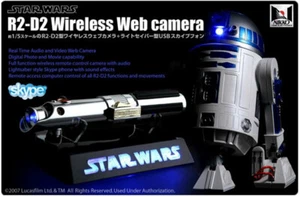 Nikko RC Star Wars R2-D2 Wireless Webcamera w/Lightsaber Controller NIB - Afbeelding 1 van 11