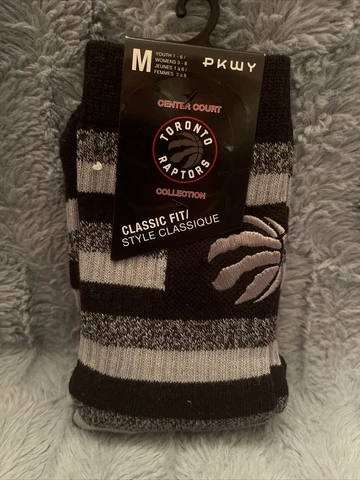 PKWY Center Court Collection Toronto Raptors Socks Medium Youth (1-6) NBA Cover