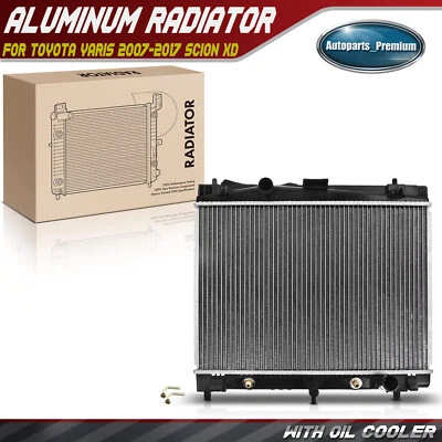 Radiador con enfriador de aceite para Toyota Yaris 2007-2017 Scion xD 2008-2014 transmisión automática Foto 1 de 4