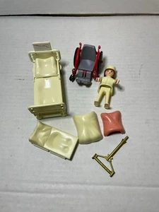 Vintage Playmobil Nurse, Stretcher and Wheelchair Used  - Picture 1 of 1