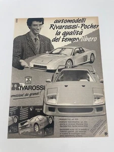 Clipping Pubblicità Advertising 1991 Rivarossi - Pocher automodelli la qualità - Picture 1 of 1
