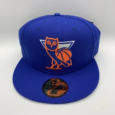 OVO x NBA New York Knicks 7 3/8 59Fifty New Era Hat Fitted October's Very Own - Image 1 of 4