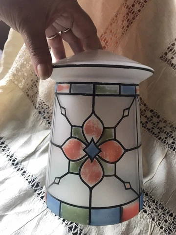 Art Nouveau, Arts & Crafts Frosted  Glass Lamp Shade Cover