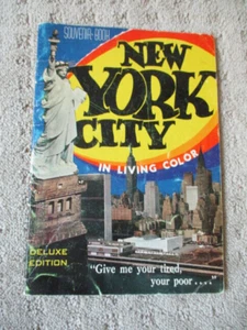 VINTAGE TOURISTENHEFT - 1958 - Souvenirbuch New York City in lebendiger Farbe - Bild 1 von 12