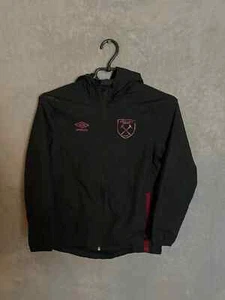 West Ham United Training Jacket With Zipped With Hood Umbro Young Size S - Picture 1 of 10