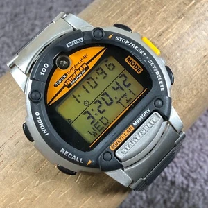 Vintage Timex Data Link Ironman Triathlon Multi-Lap Quartz Digital Watch 7 3/4" - Picture 1 of 15