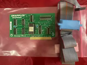 ✅ ⌘ Apple II Computer, orange Micro Druckerkarte mit Kabel - Bild 1 von 2