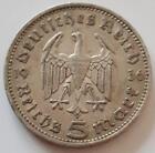 5 Reichsmark Silbermünze, Paul von Hindenburg ohne HK, 1936 A, J360,